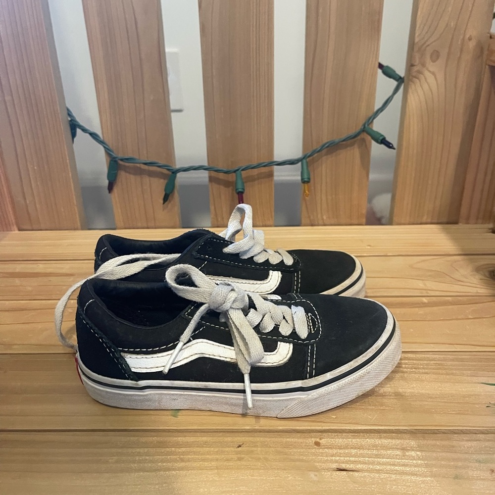 Vans Kids Black Sneakers